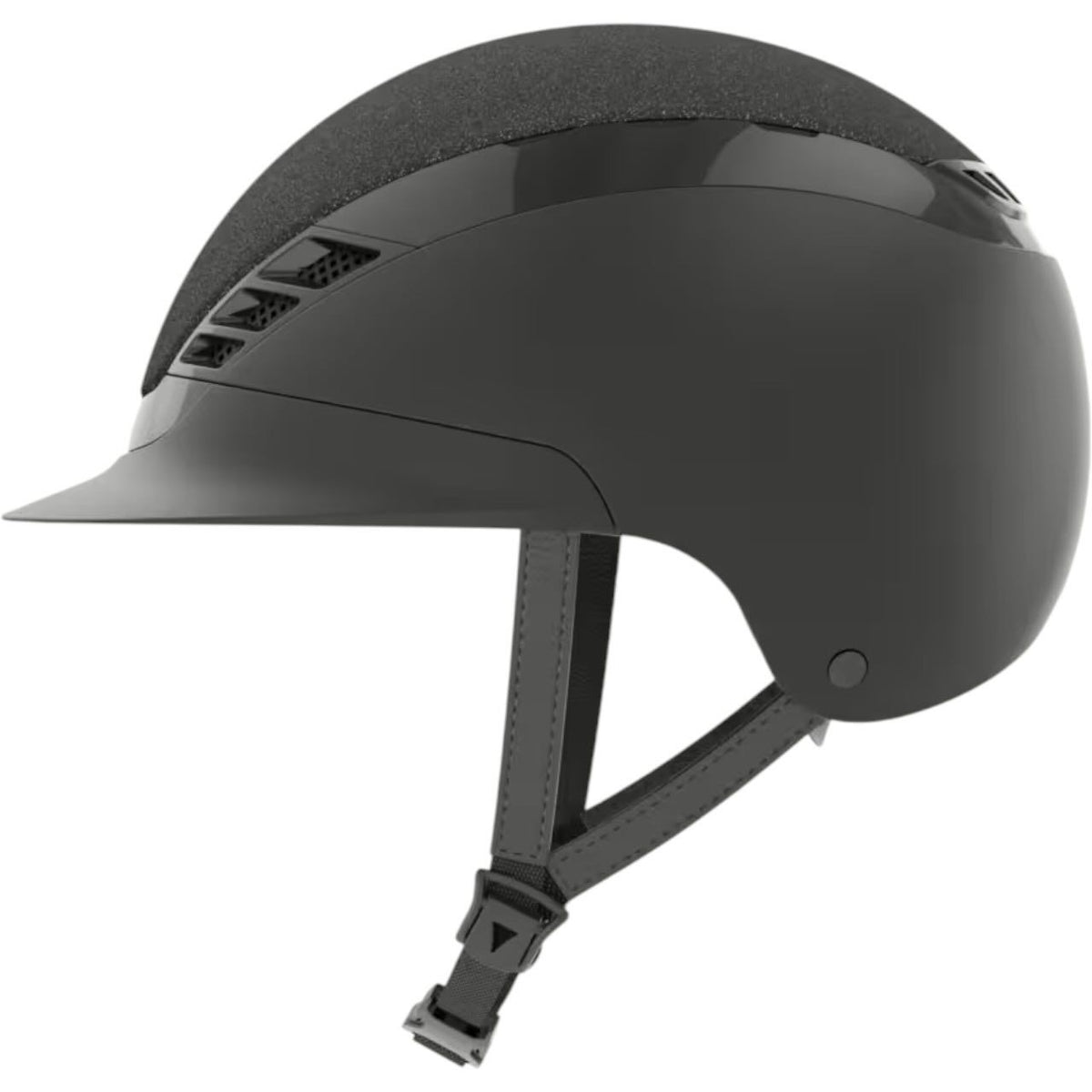 Reithelm Airluxe Supreme Glam, Schwarz, Produkt allein auf weißem Hintergrund.