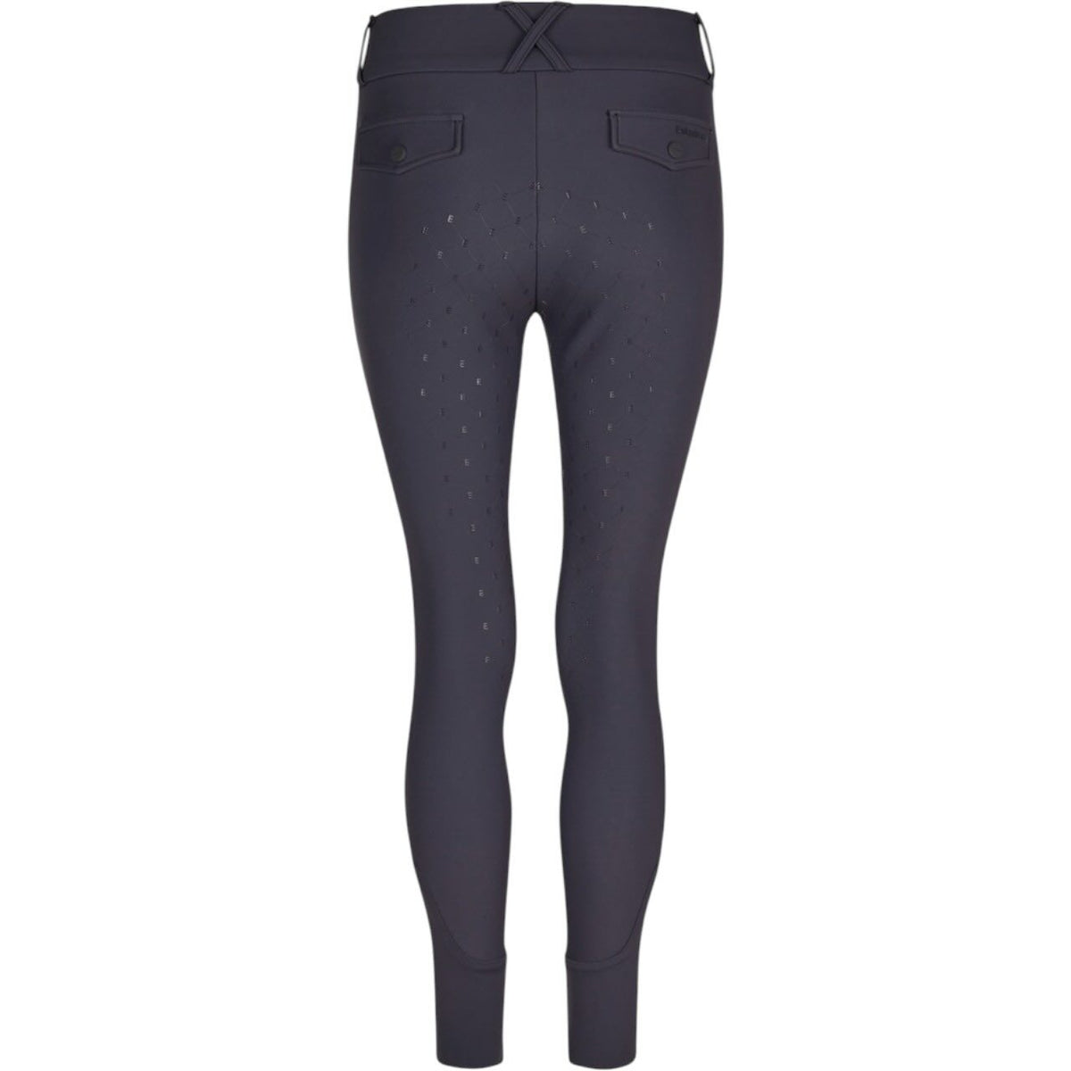 Eskadron Reithose Damen Full-Grip Core Damenreithose, Dunkelblau, Produkt allein auf weißem Hintergrund.