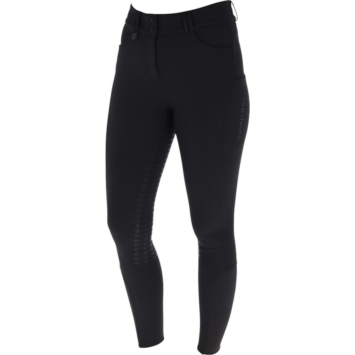 Covalliero Reithose Damen Full-Grip HW 2025 Damenreithose, Black, Produkt allein.