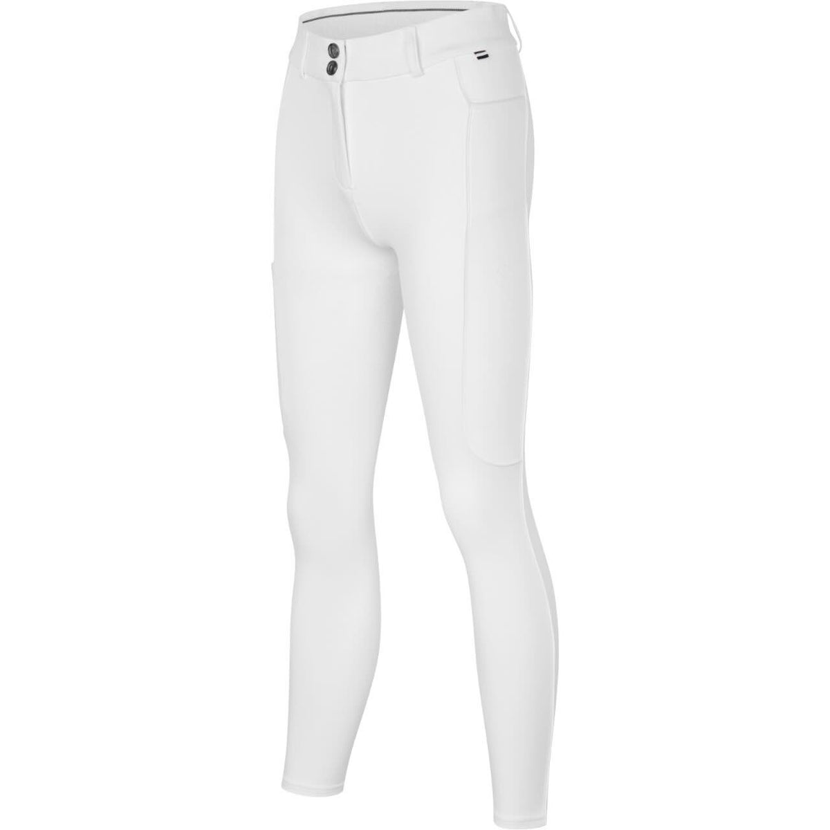 Reithose Damen Full-Grip KLKornelia HW 2025 Hose, White, Produkt allein auf weißem Hintergrund.