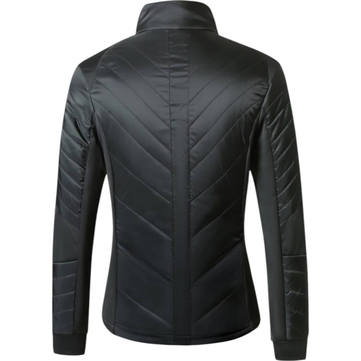Reitjacke Damen Anniversary Kollektion 2025 Combi Jacke, Schwarz, Produkt allein auf weißem Hintergrund.