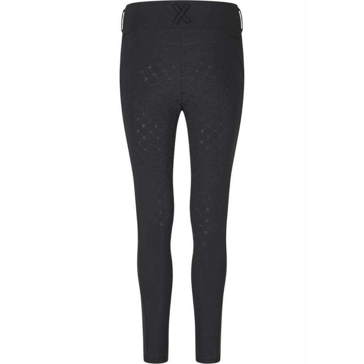 Eskadron Reitleggings Damen Full-Grip Cosy Heritage 2025 Leggings, Schwarz, Produkt allein auf weißem Hintergrund.