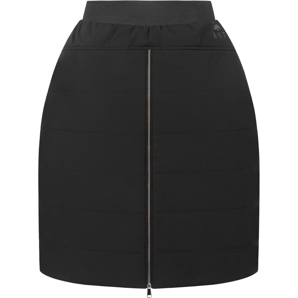 E.L.T Reitrock Rachel Damen Thermo-Reitrock, Schwarz, Produkt allein auf weißem Hintergrund.