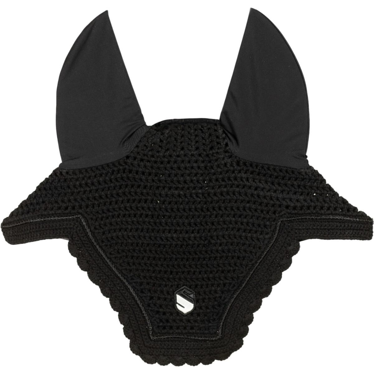 Samshield Fliegenmütze Embroidery Fliegenohren, Black, Produkt allein auf weißem Hintergrund.