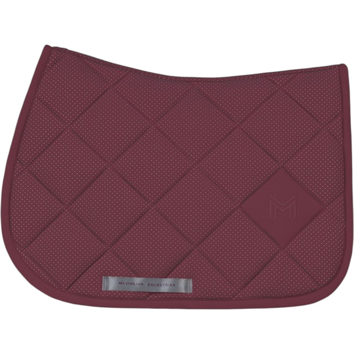 Maximilian Equestrian Schabracke Springen Aeris Springschabracke, Rosewood, Produkt allein.