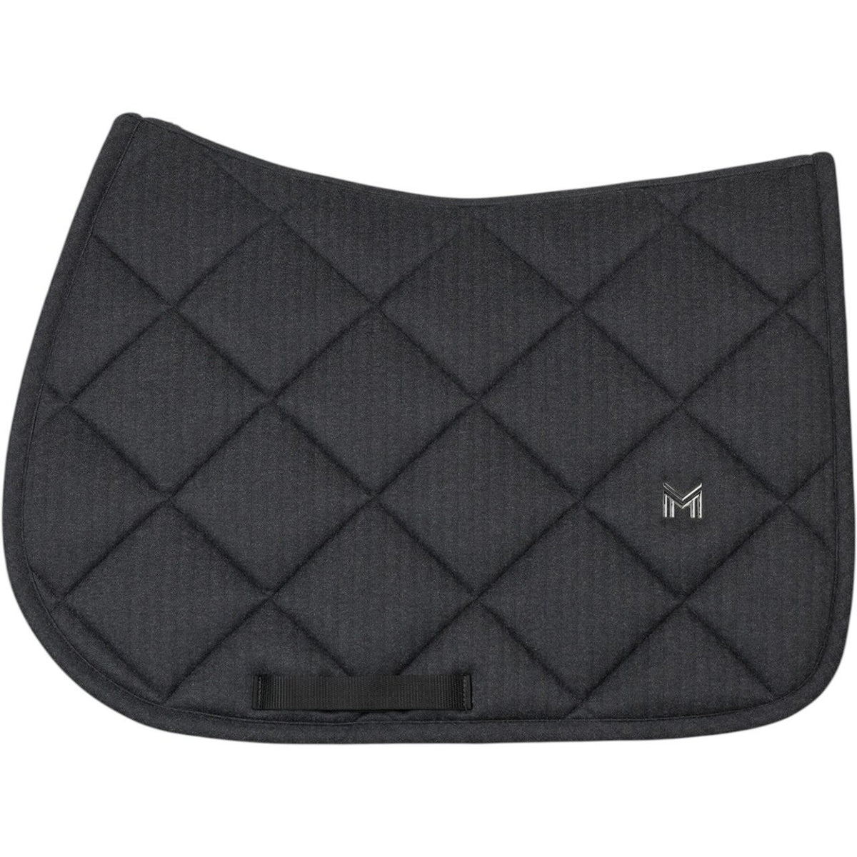 Schabracke Springen Herringbone Saddle Pad Springschabracke, Graphite, Produkt allein.