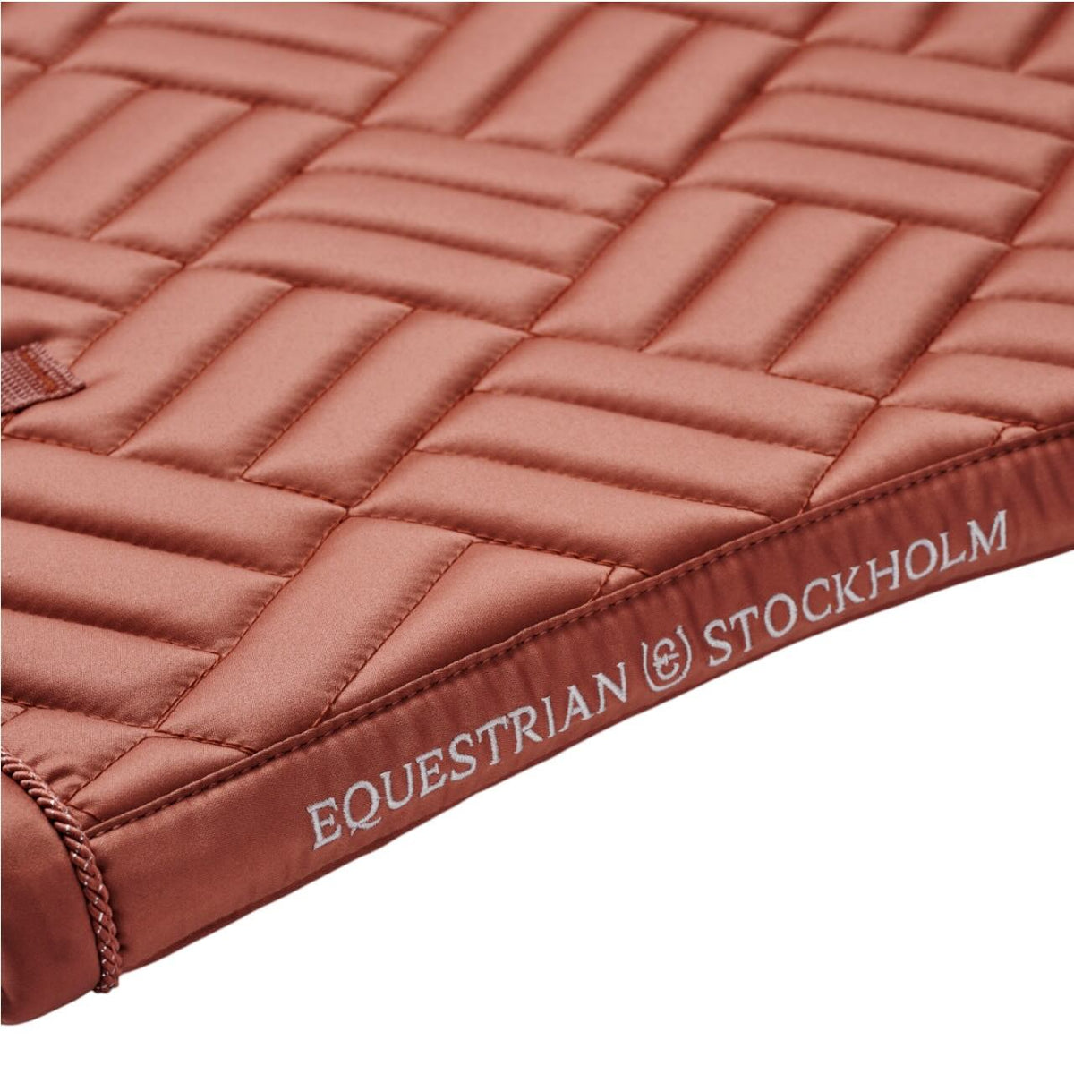 Equestrian Stockholm Springschabracke Coral Schabracke, Coral, Detailaufnahme des Produkts.