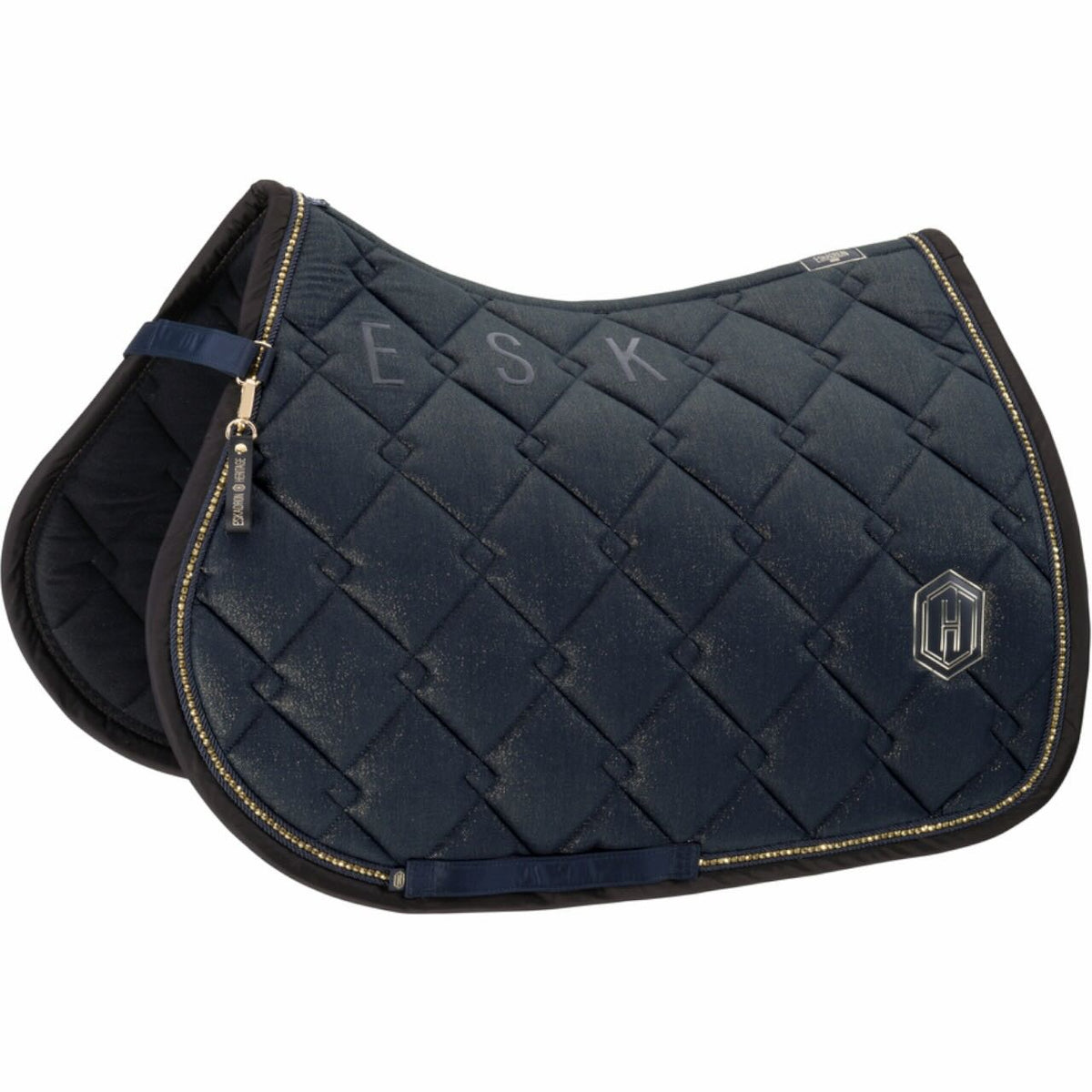 Eskadron Springschabracke Glitter Crystal Heritage 2025 Schabracke, Navy, Produkt allein.