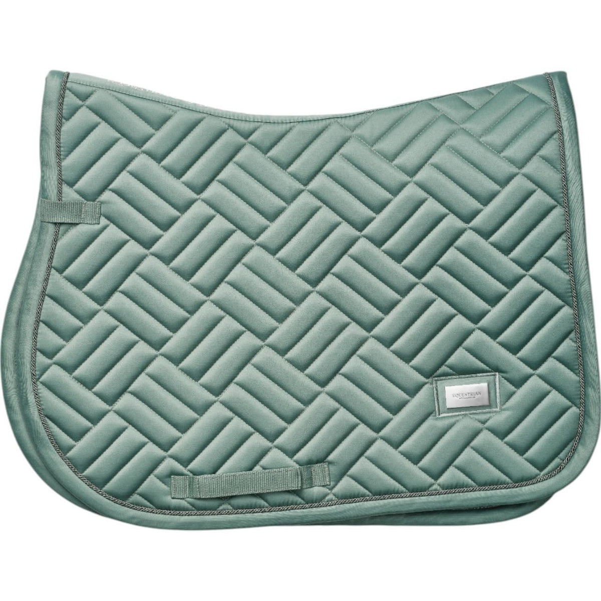 Equestrian Stockholm Springschabracke Mint Green Schabracke, Mint Green, Produkt allein auf weißem Hintergrund.