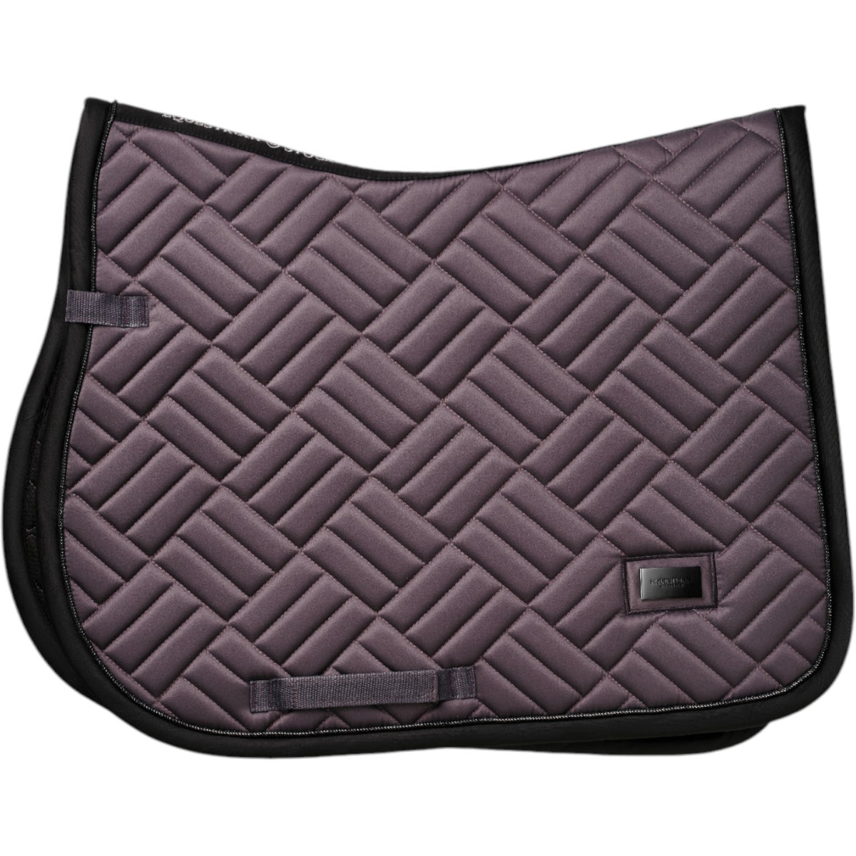 Springschabracke Modern Dark Violet Schabracke, Dark Violet, Produkt allein auf weißem Hintergrund.