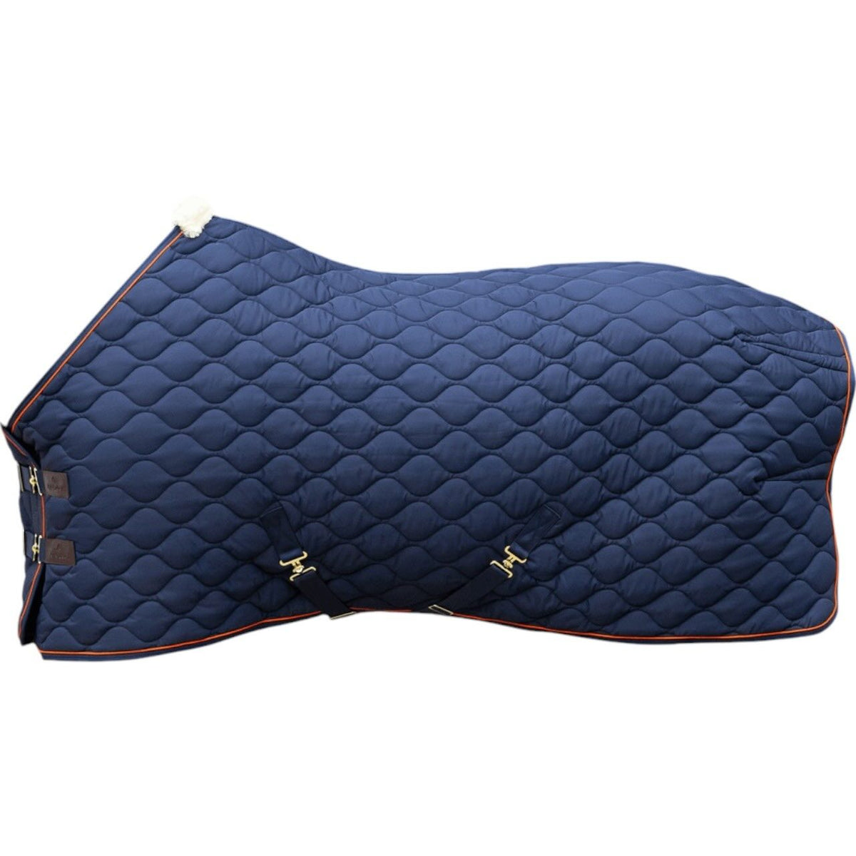 Kentucky Horseware Stalldecke 160g Wave Übergangsdecke, Navy, Produkt allein auf weißem Hintergrund.