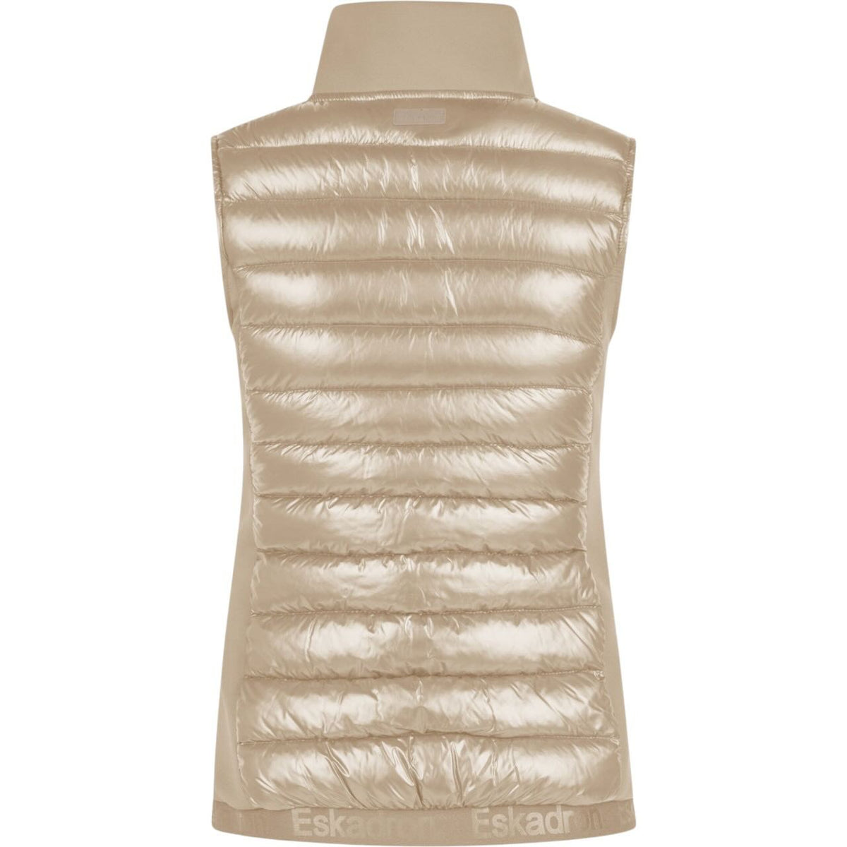 Eskadron Steppweste Damen Hybrid Waistcoat Classic Sports FS26 Weste, Beige, Produkt allein auf weißem Hintergrund.