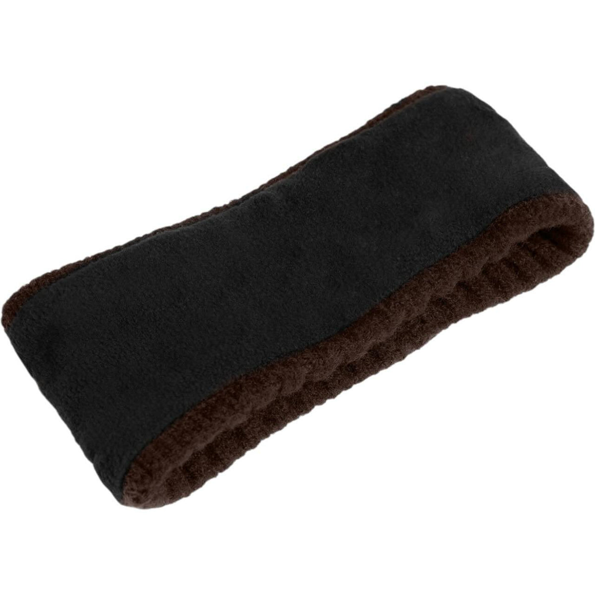 Stirnband Unisex Headband, Schwarz, Produkt allein auf weißem Hintergrund.