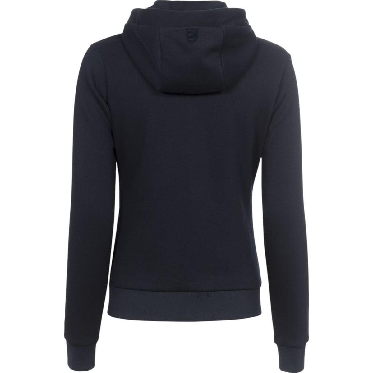 Cavallo Sweatjacke Damen Cavalmona Event Kollektion Kapuzenjacke, Schwarz, Produkt allein auf weißem Hintergrund.