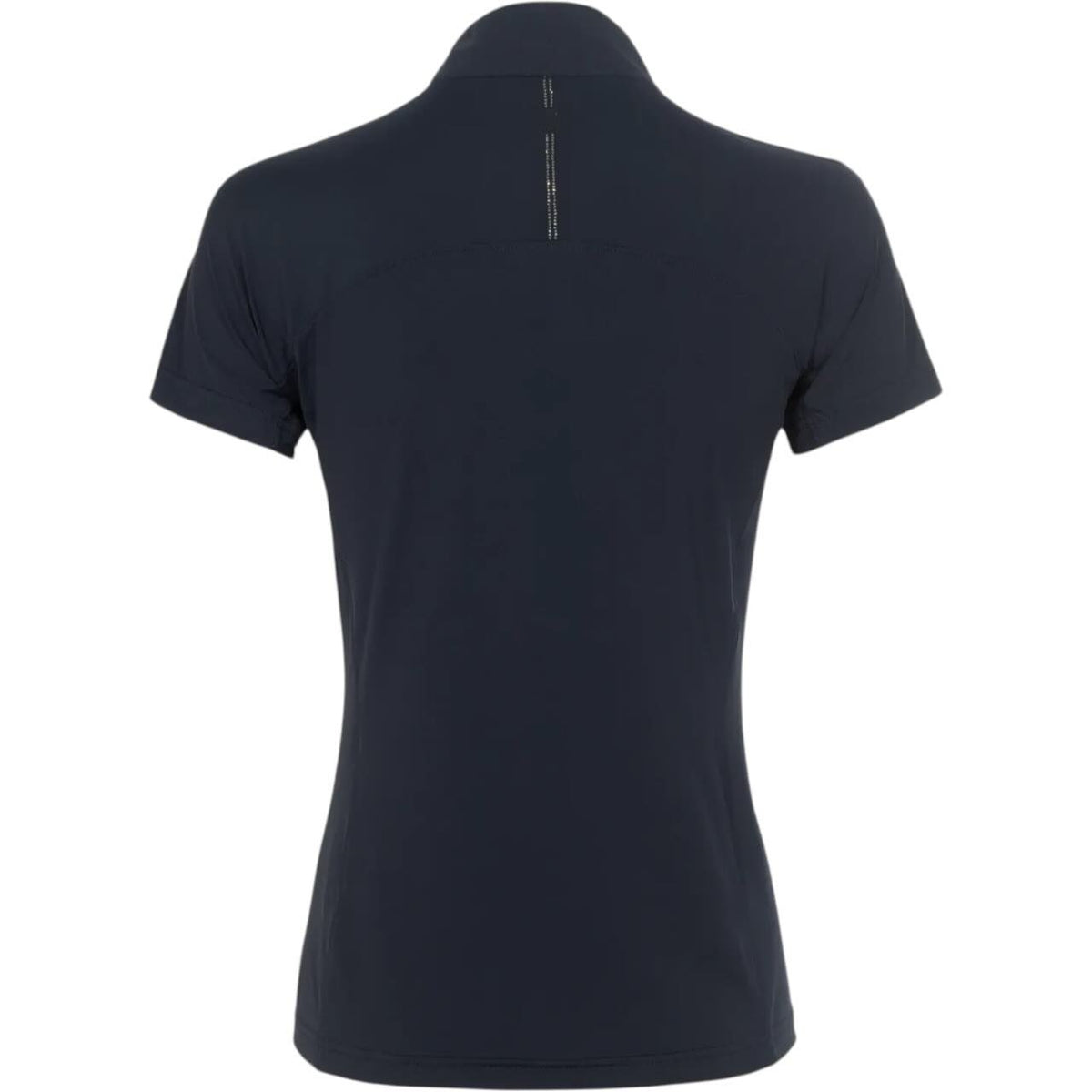 Cavallo T-Shirt Damen CAVALBERRI FS 2026 Halfzip Shirt, Schwarz, Produkt allein auf weißem Hintergrund.
