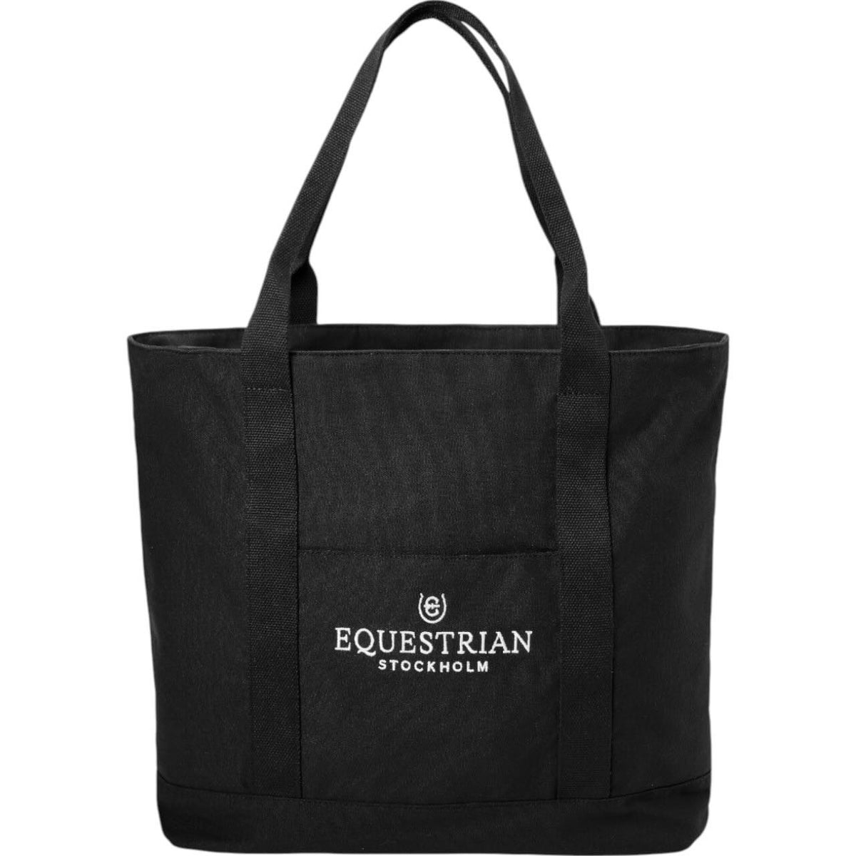 Equestrian Stockholm Tragetasche Tote Bag Tasche, Black, Produkt allein.