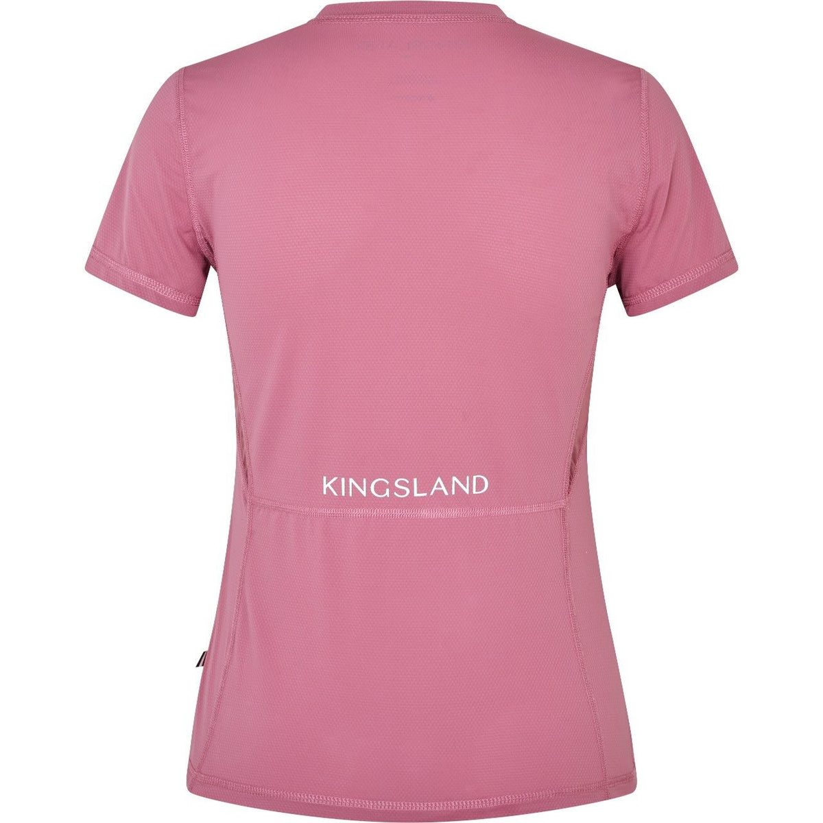Kingsland Trainingsshirt Damen KLLeona FS 2026 T-Shirt, Rosa, Produkt allein auf weißem Hintergrund.