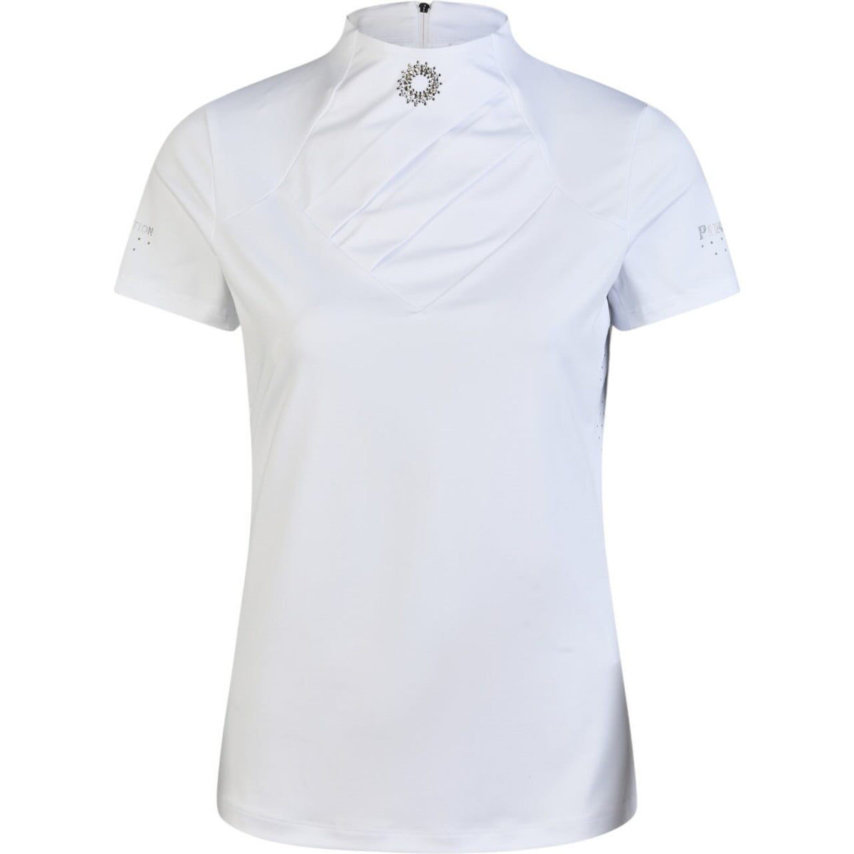 Pikeur Turniershirt Damen Competition Selction FS 2026 TShirt, Weiß, Produkt allein auf weißem Hintergrund.