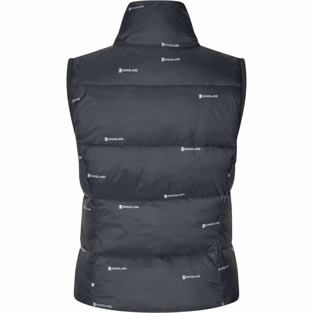 Kingsland Weste Damen Insulated Steppweste, Dunkelblau, Produkt allein auf weißem Hintergrund.
