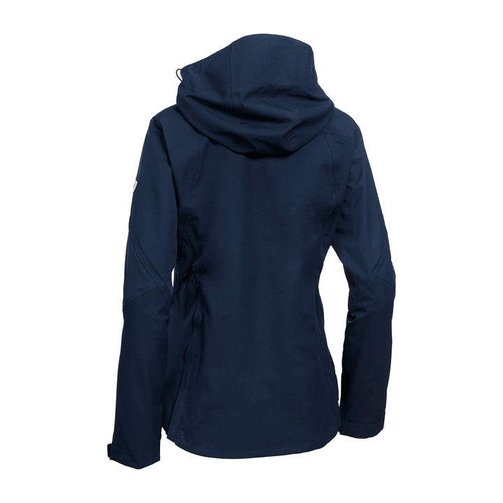 Ariat Jacke Coastal Waterproof Classic Damenjacke, Marineblau, Produkt allein auf weißem Hintergrund.