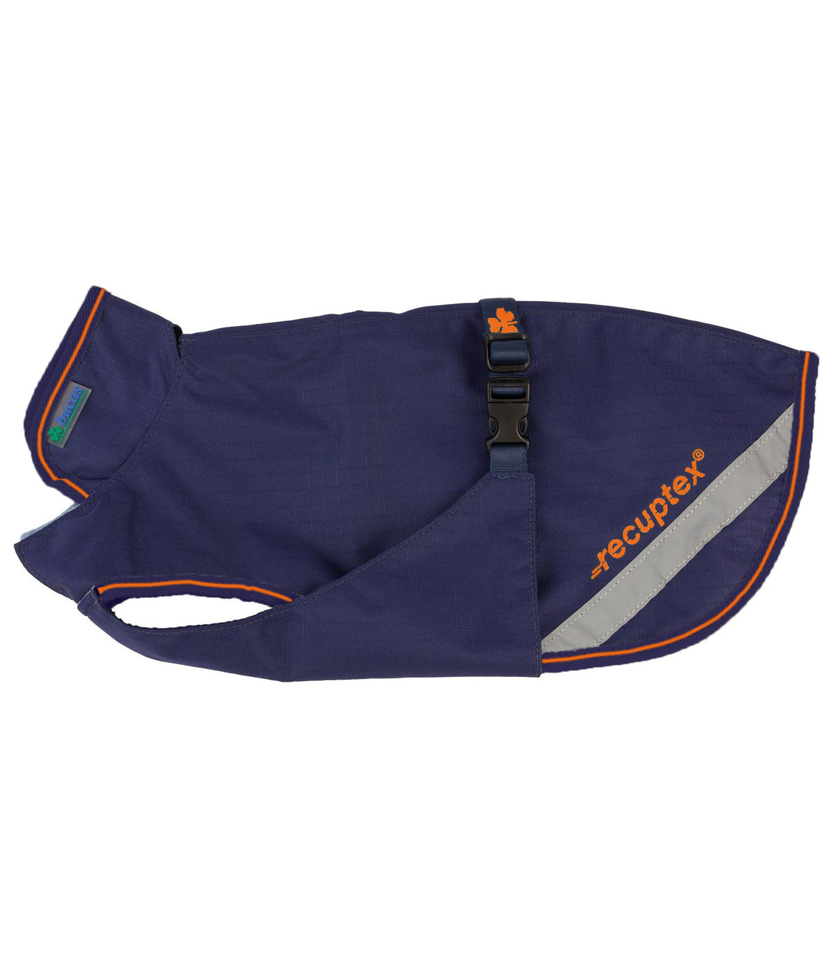 Bucas Hundedecke 0g Therapy Dog Rug Hundemantel, Navy, Produkt allein auf weißem Hintergrund.