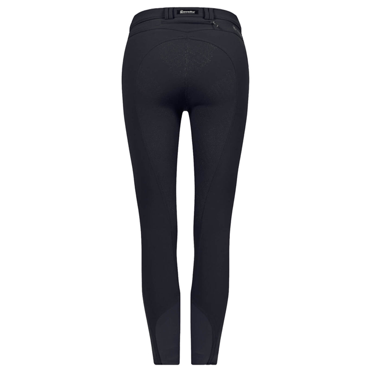 Reithose Carole Grip S Full-Grip Vollbesatzreithose, Schwarz, Produkt allein auf weißem Hintergrund.