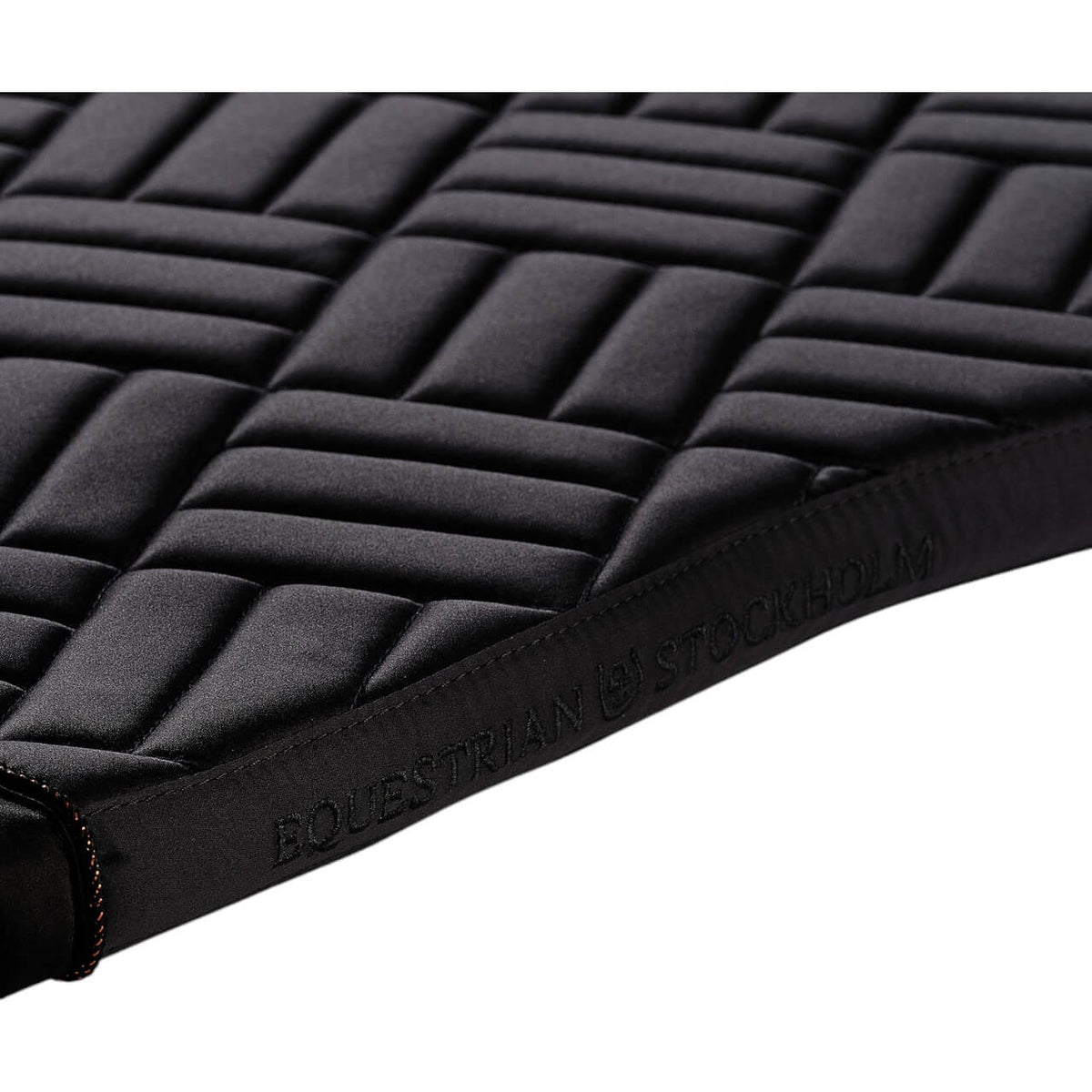 Dressurschabracke Dressage Saddle Pad Modern Dark Ocean Schabracke Dressur, Dark Ocean, Detailaufnahme.