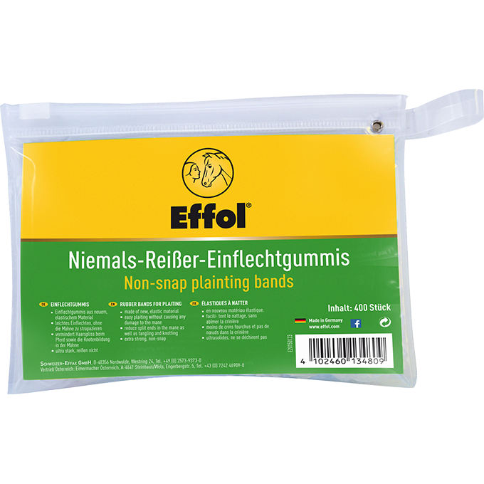 Niemals-Reißer Einflechtgummis