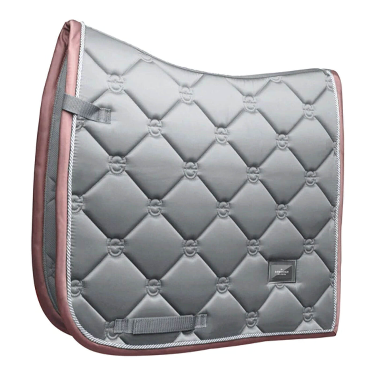 Equestrian Stockholm Dressurschabracke Dusty Pink, Grau, Produkt allein.