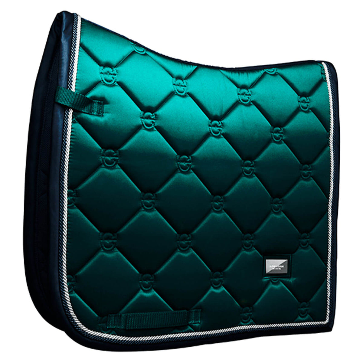 Equestrian Stockholm Dressurschabracke Emerald, Emerald, Produkt allein auf weißem Hintergrund.