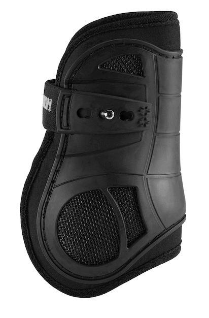 Eskadron Gamaschen Air Compact Hinterbein Basics, Black, Produkt allein auf weißem Hintergrund.