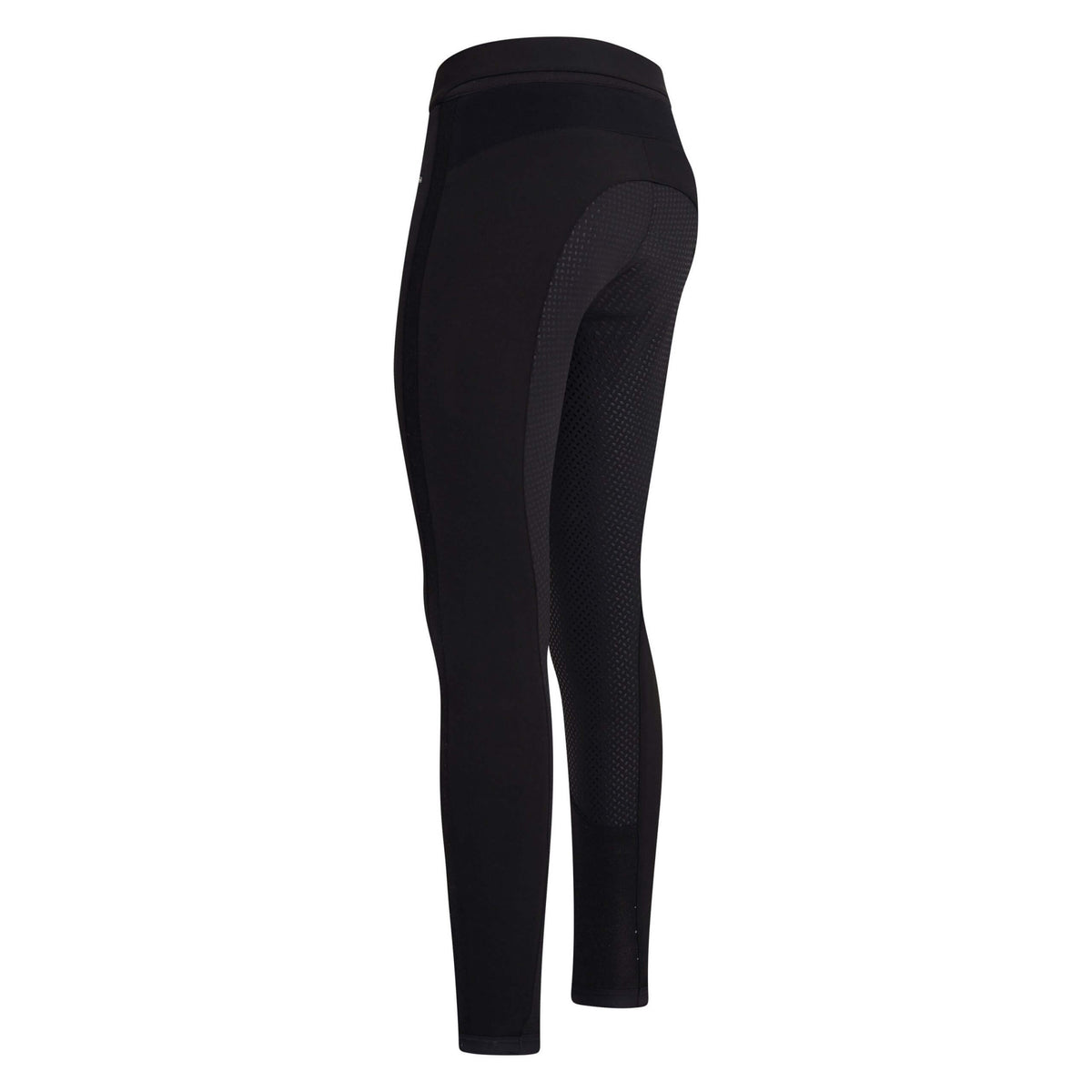 Reithose Damen ESOnyx Fullgrip Vollbesatz Damenreithose, Schwarz, Produkt allein.
