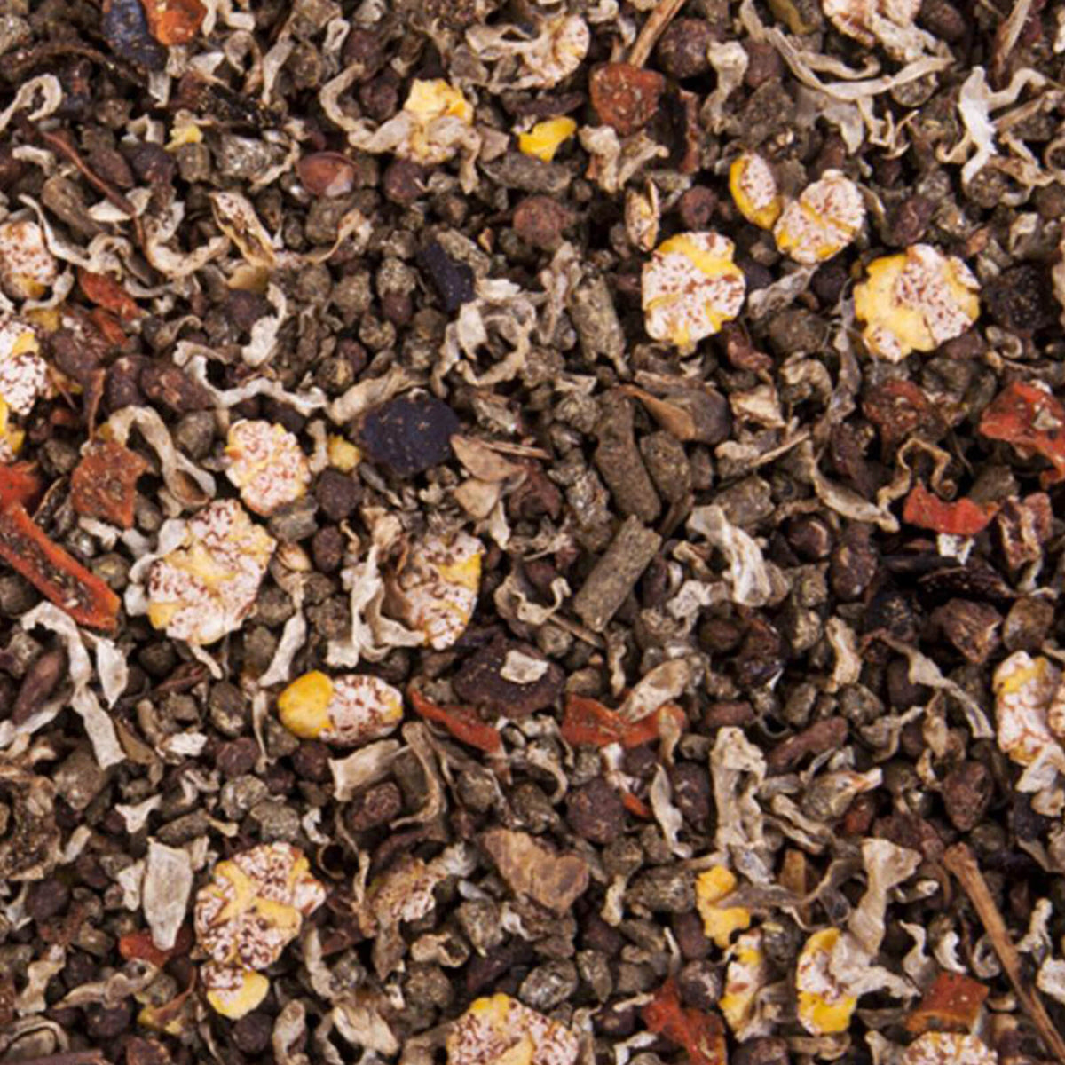 Reformin Müsli Ergänzungsfutter, Detailaufnahme der Futtermischung.