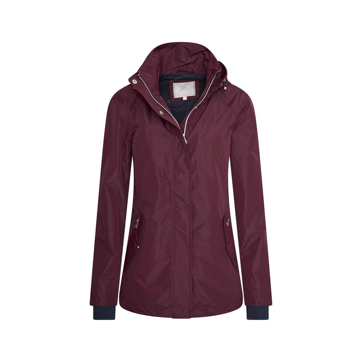 Jacke Damen Hip HVPChampion, Dark Berry, Produkt allein auf weißem Hintergrund.