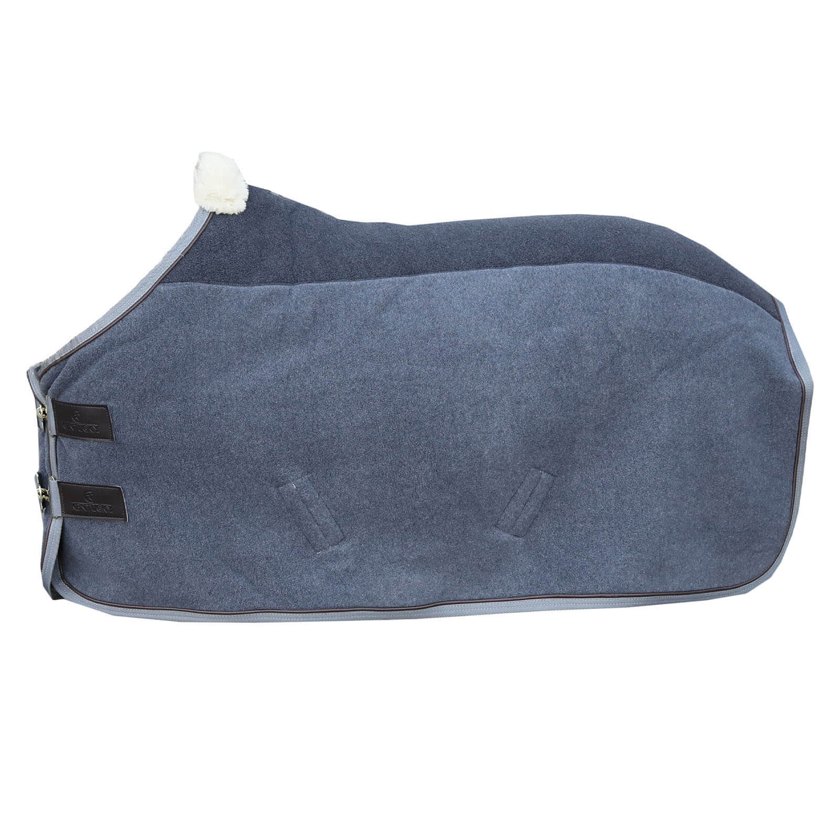 Kentucky Horsewear Abschwitzdecke Heavy Fleecedecke Pferdedecke, Grey, Produkt allein auf weißem Hintergrund.