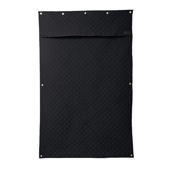 Kentucky Horsewear Boxenvorhang Stable Curtain Stallvorhang, Schwarz, Produkt allein auf weißem Hintergrund.