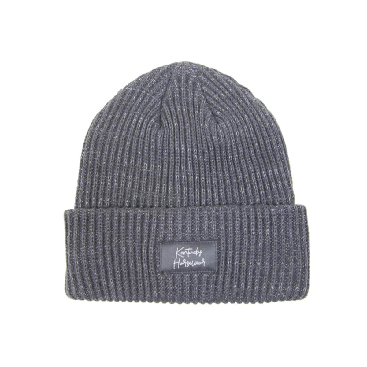 Kentucky Horsewear Mütze Glitzer, Grau, Produkt allein auf weißem Hintergrund.