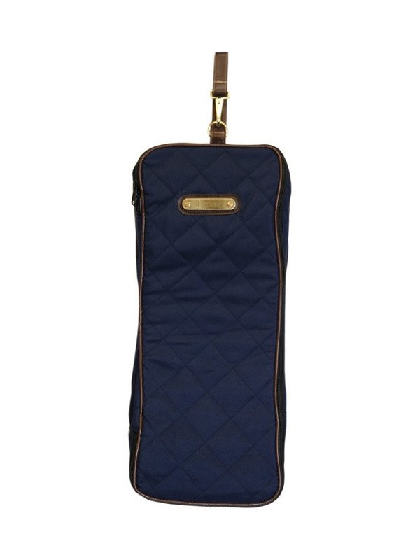 Trensentasche Zaumzeugtasche Transporttasche für Trense, Navy, Produkt allein auf weißem Hintergrund.