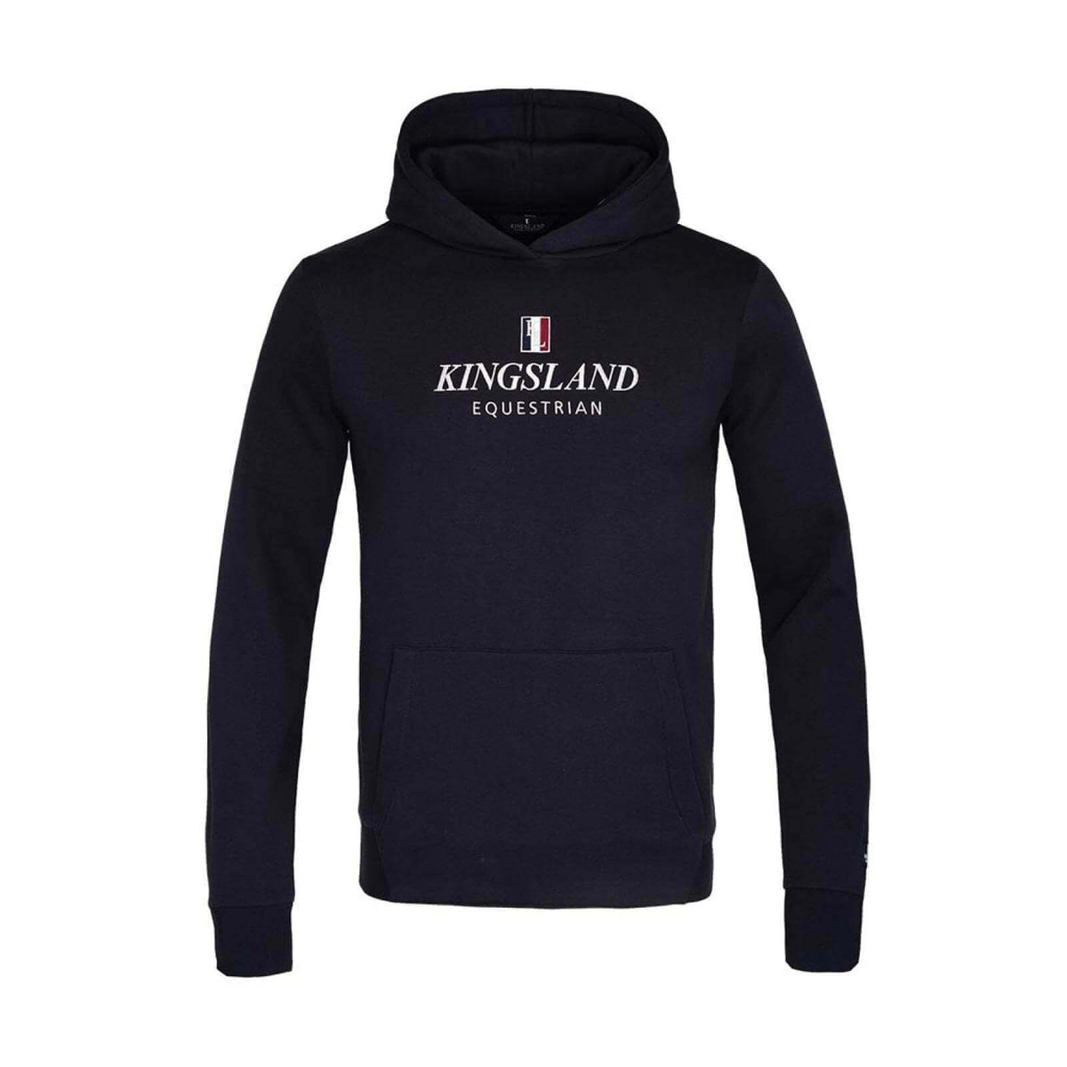 Kingsland Hoodie Classic Unisex Pullover, Navy, Produkt allein auf weißem Hintergrund.