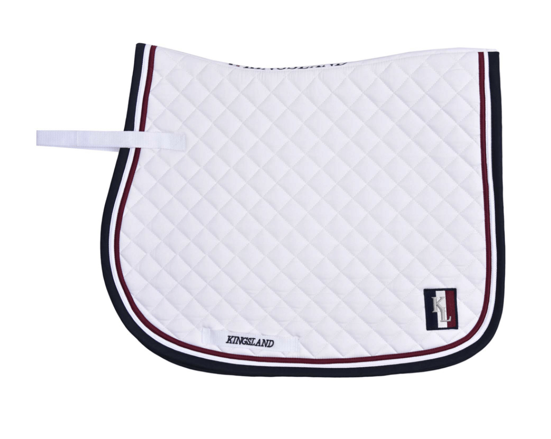 Kingsland Schabracke Springen Classic Springschabracke, White, Produkt allein.