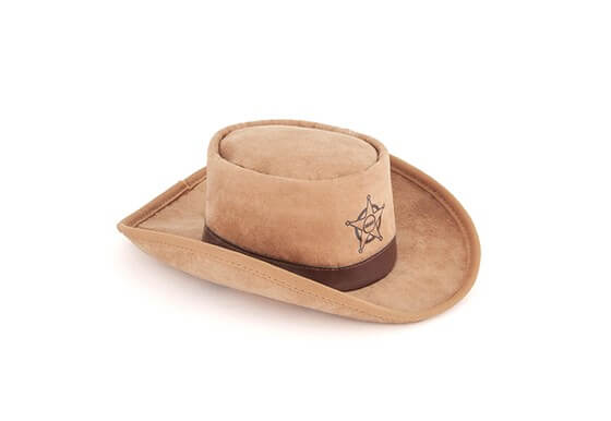 Plush Toy Mutt Hatter, Sheriff, Produkt allein auf weißem Hintergrund.