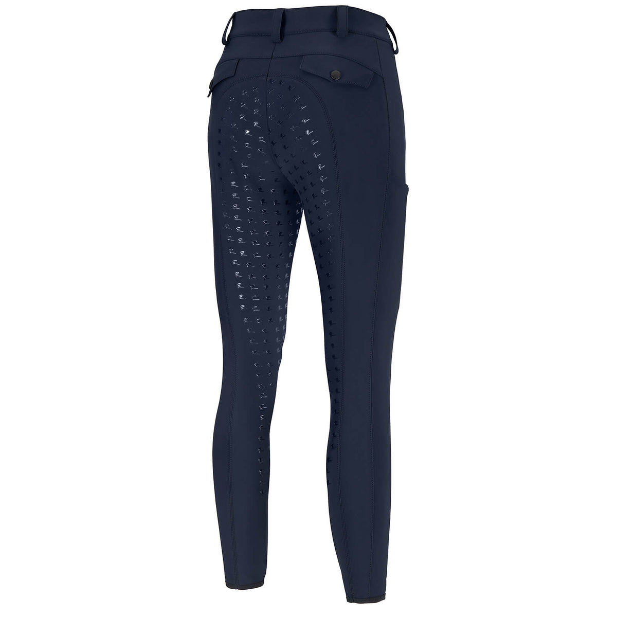 Reithose Damen Romy SD Ganzbesatz Classic, Navy, Produkt allein auf weißem Hintergrund.