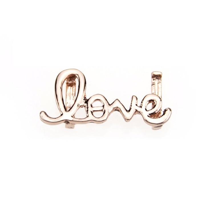 Charm Love von Purelei, Roségold, Produkt allein auf weißem Hintergrund.