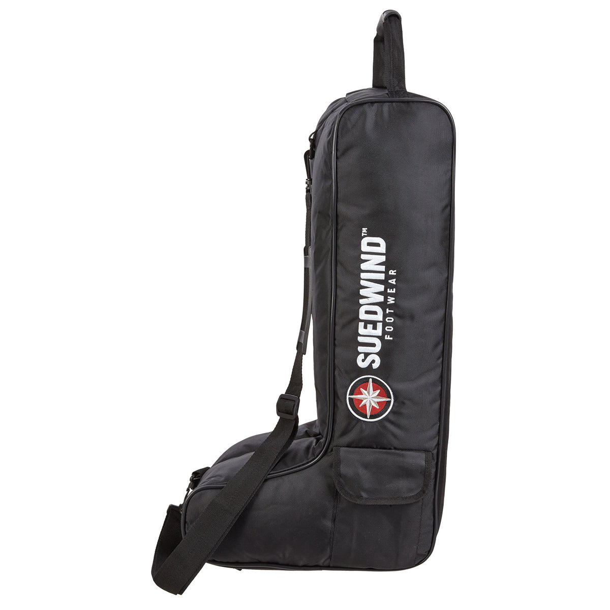 Suedwind Equestrian Stiefeltasche, Schwarz, Produkt allein auf weißem Hintergrund.