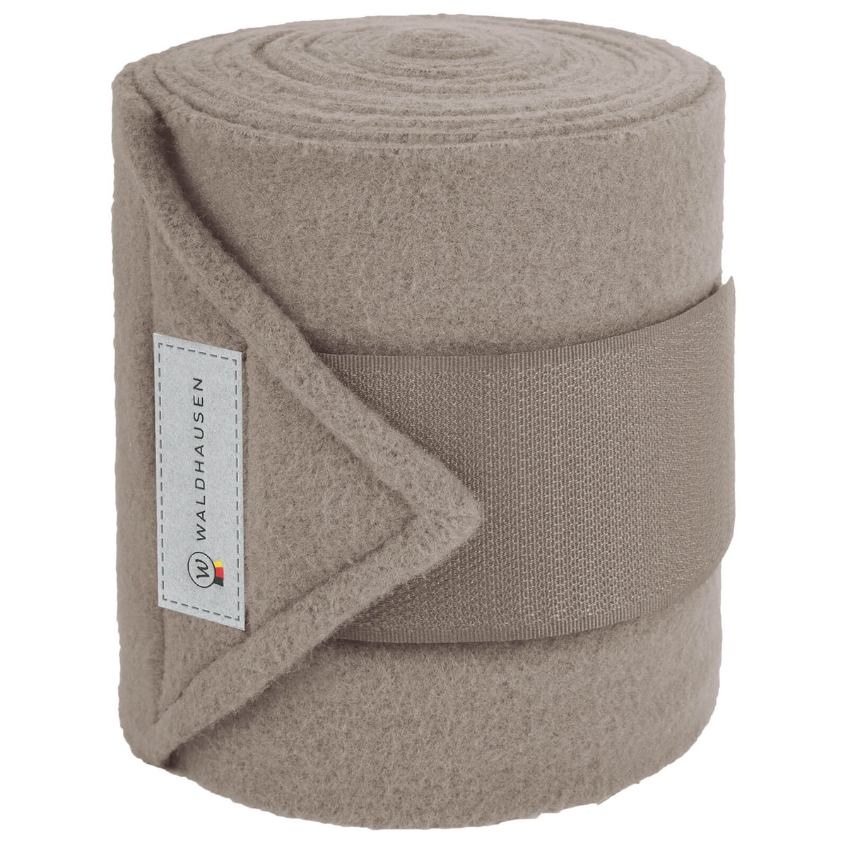 Waldhausen Fleecebandagen Basic Beige, Produkt allein auf weißem Hintergrund.