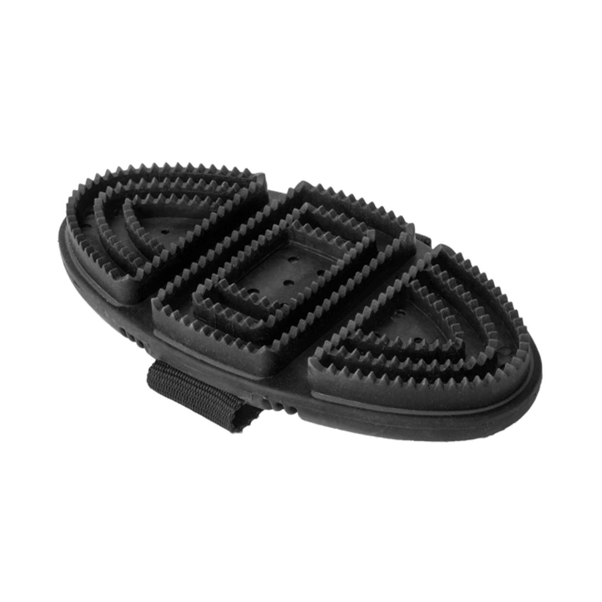 Waldhausen Flex Striegel Schwarz, Produkt allein auf weißem Hintergrund.