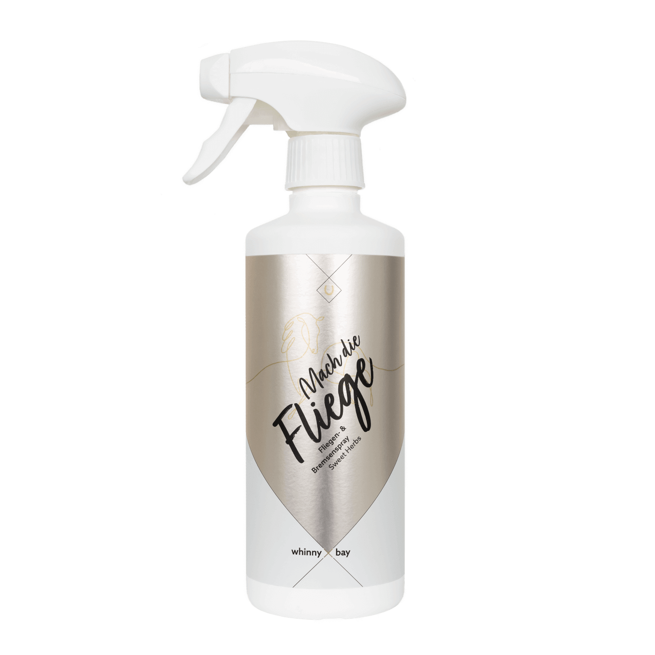 Pflegemittel Set - Mähnenspray, Fliegenspray, Sprühshampoo, Huföl & Lederpflege