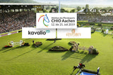 Reiter springt über ein Hindernis im CHIO Aachen, CHIO 2019 | kavalio meets Kentucky Horsewear.