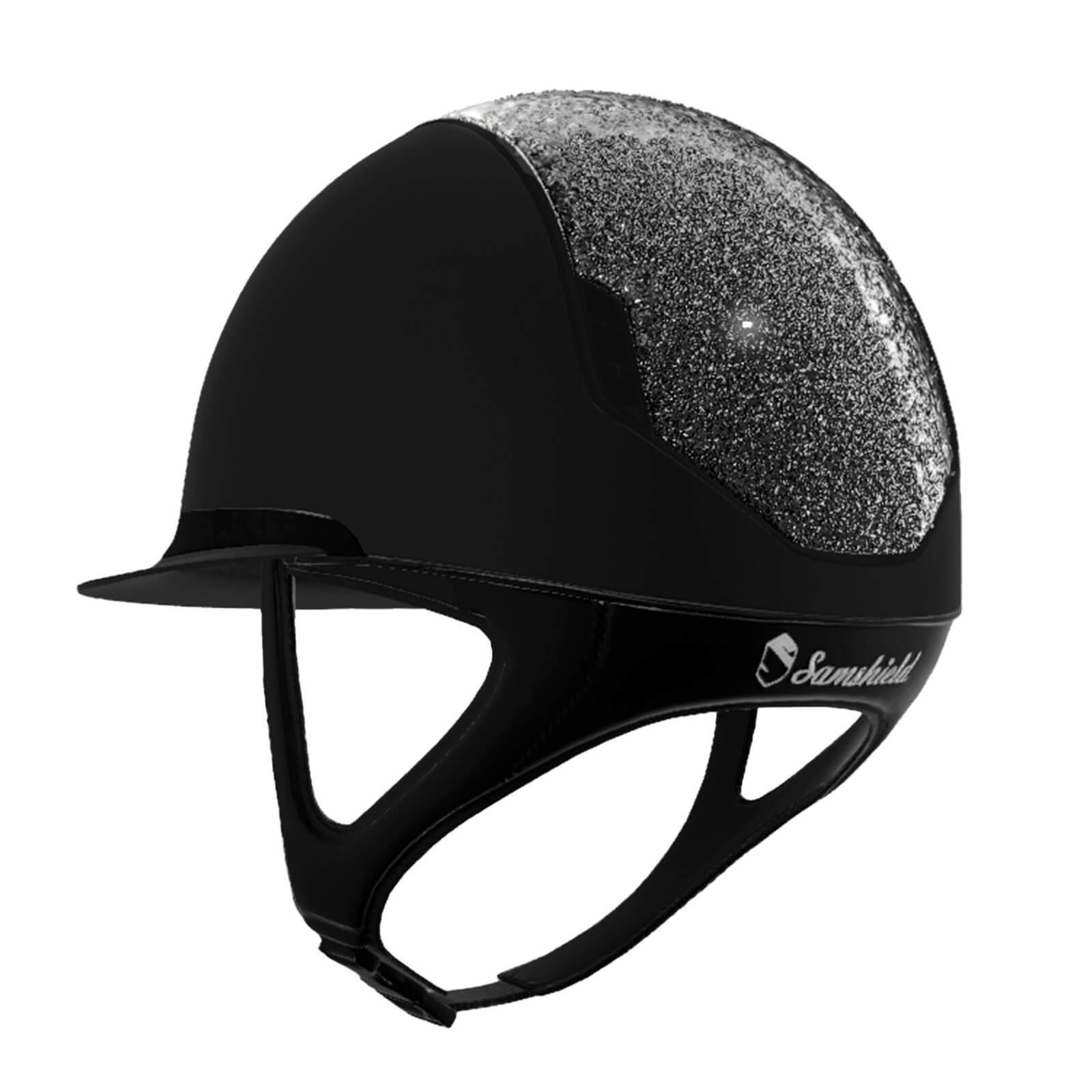 Reithelm 2.0 Black Shadowmatt Top Crystal Fabric Trim + Blason Matt Black