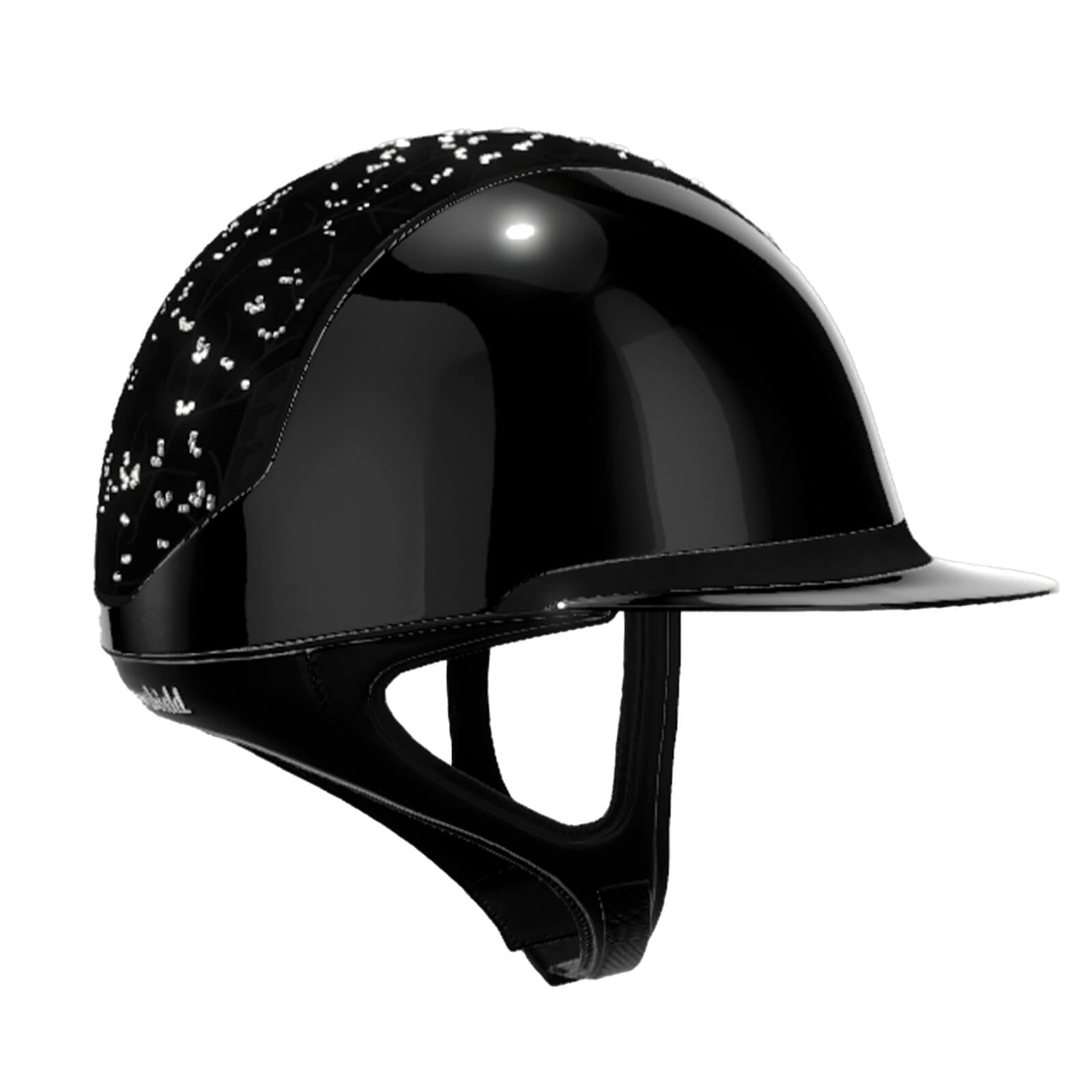 Reithelm 2.0 Black Shadowglossy Top Crystal Leaf Trim + Blason Matt Black